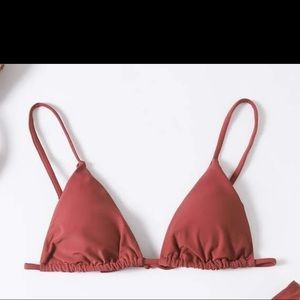 Burnt Red/Orange 3 Piece Bikini